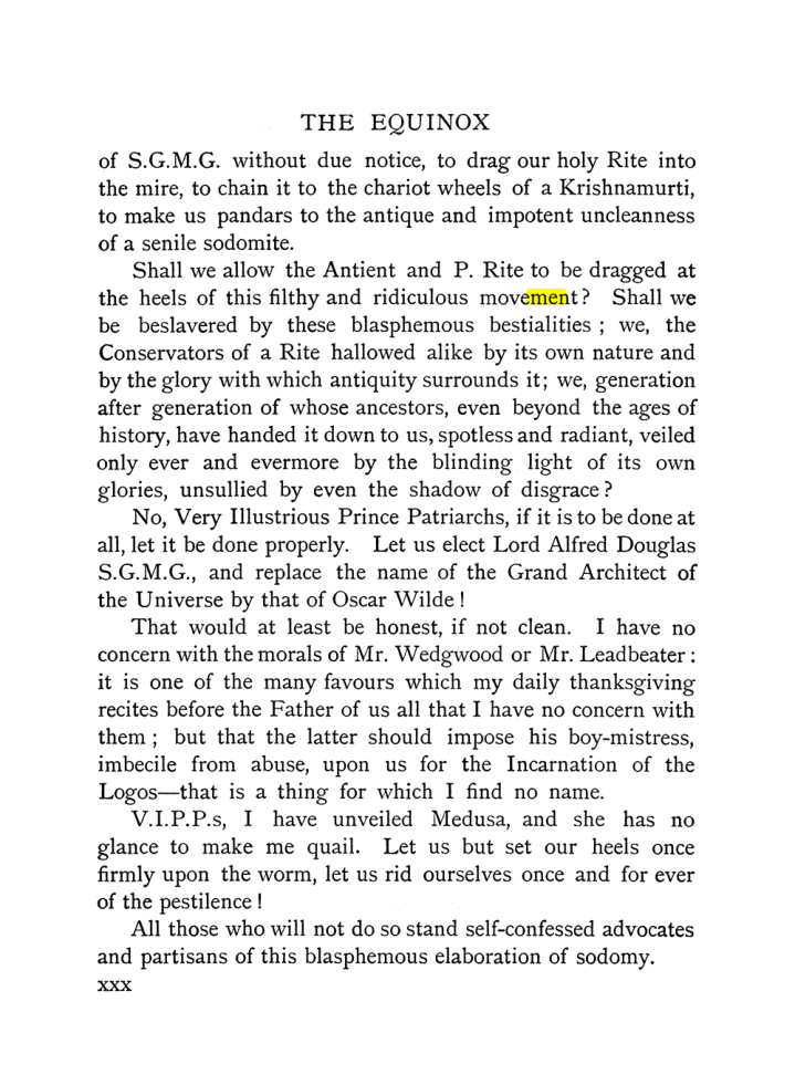 Original scan of The Equinox (Volume I, Number X), PDF page 30