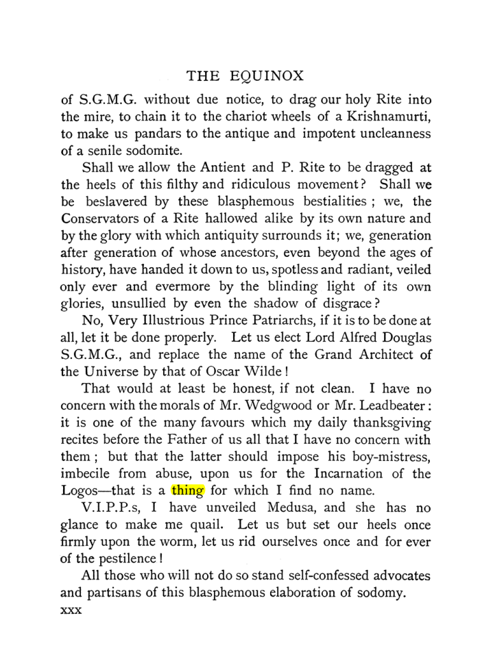Original scan of The Equinox (Volume I, Number X), PDF page 30