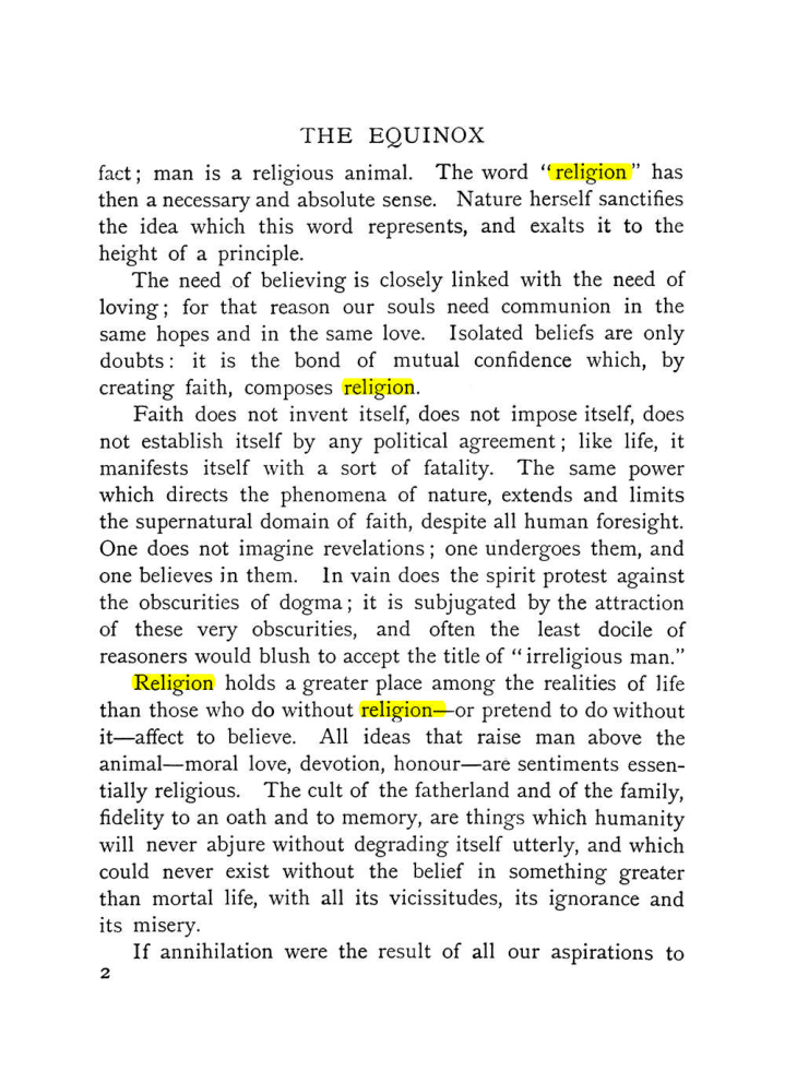 Original scan of The Equinox (Volume I, Number X), PDF page 300
