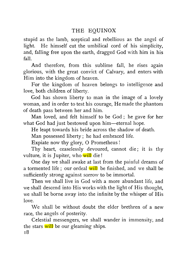 Original scan of The Equinox (Volume I, Number X), PDF page 316