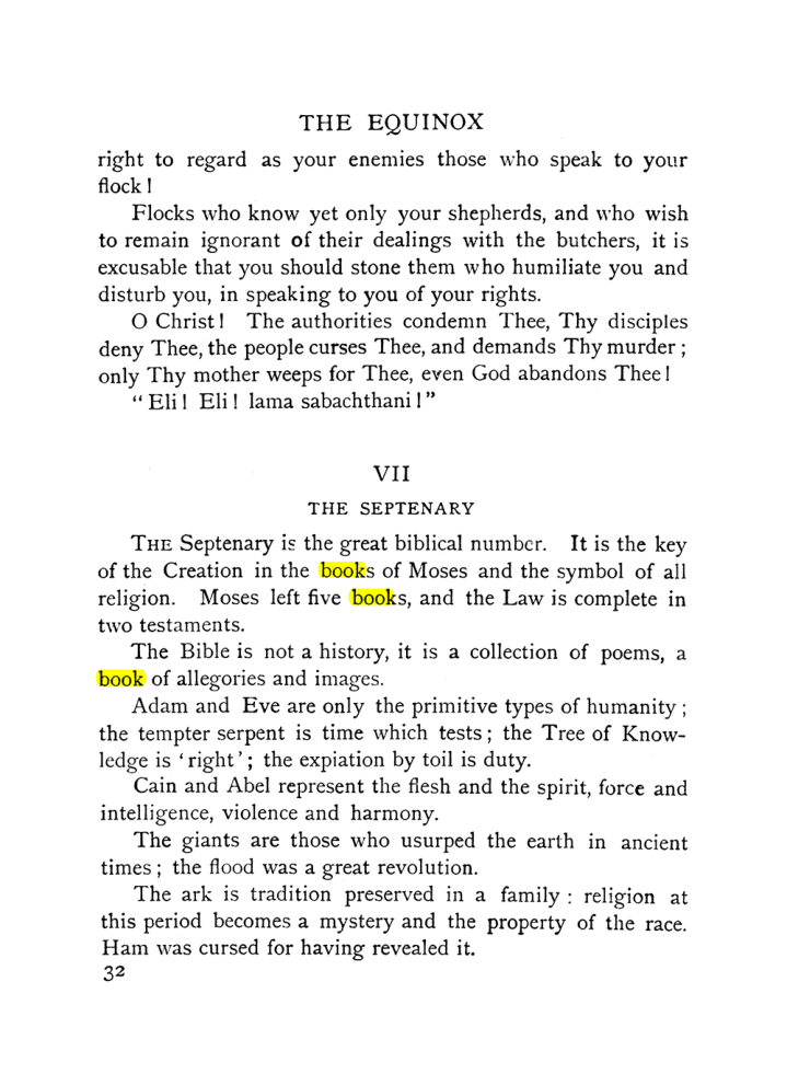 Original scan of The Equinox (Volume I, Number X), PDF page 330