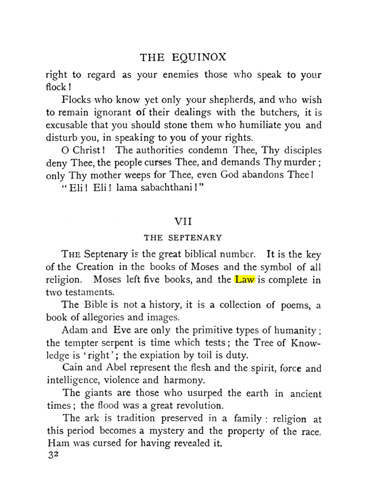 Original scan of The Equinox (Volume I, Number X), PDF page 330
