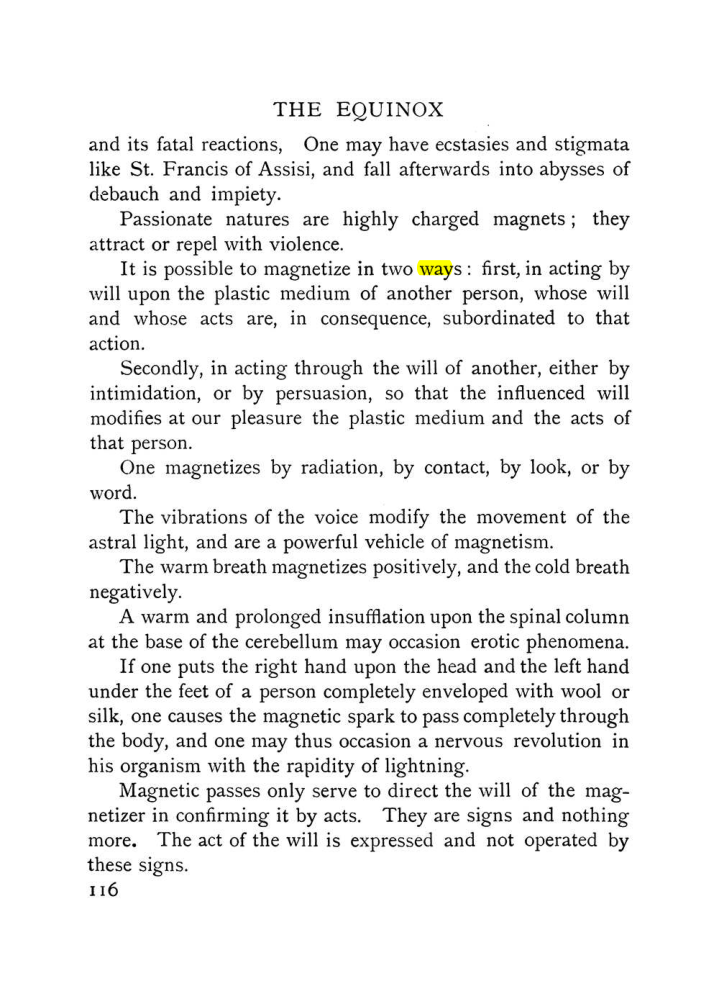 Original scan of The Equinox (Volume I, Number X), PDF page 406