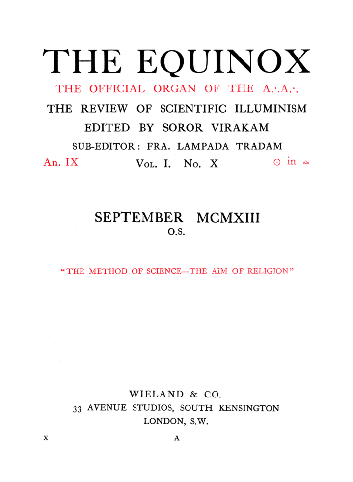 Original scan of The Equinox (Volume I, Number X), PDF page 41