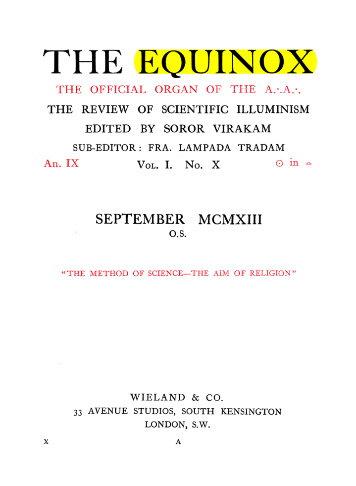 Original scan of The Equinox (Volume I, Number X), PDF page 41