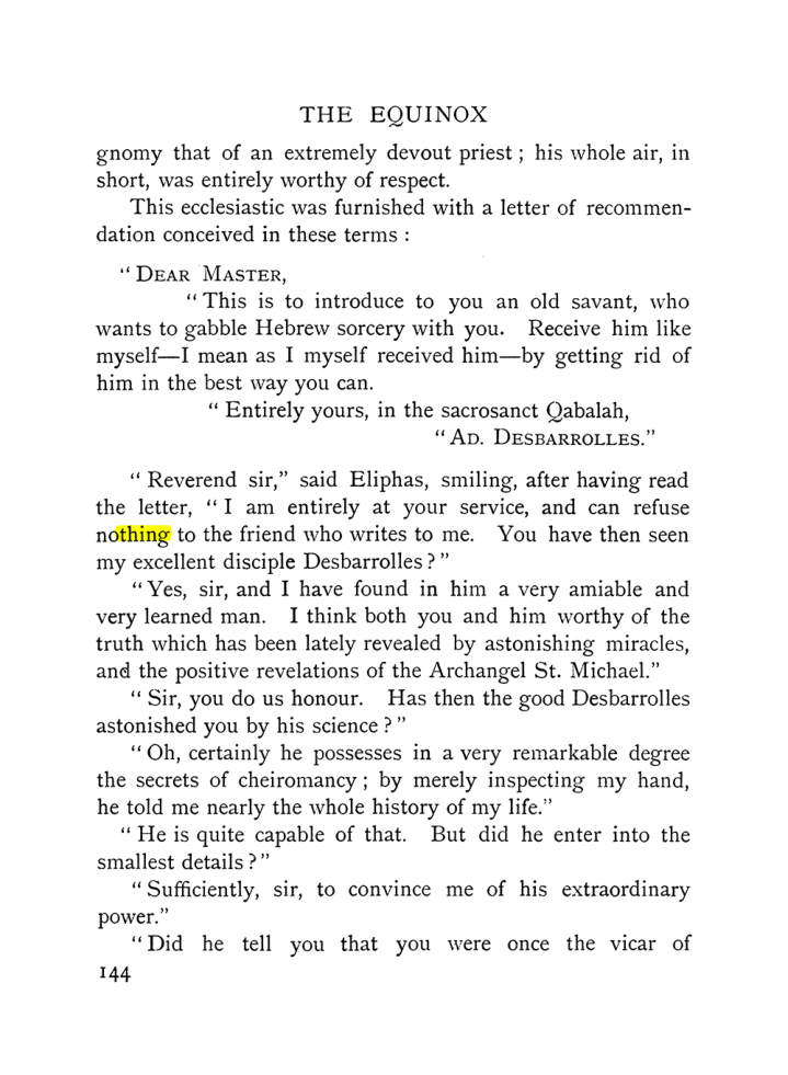 Original scan of The Equinox (Volume I, Number X), PDF page 442