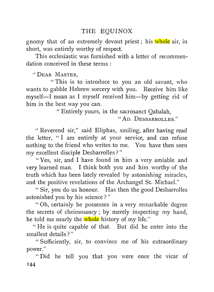 Original scan of The Equinox (Volume I, Number X), PDF page 442