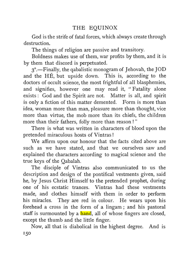 Original scan of The Equinox (Volume I, Number X), PDF page 448