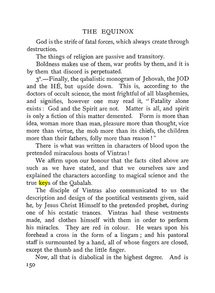 Original scan of The Equinox (Volume I, Number X), PDF page 448