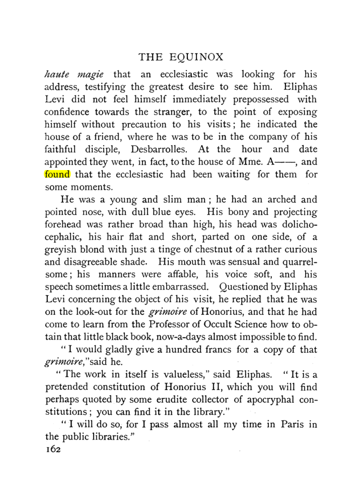 Original scan of The Equinox (Volume I, Number X), PDF page 460