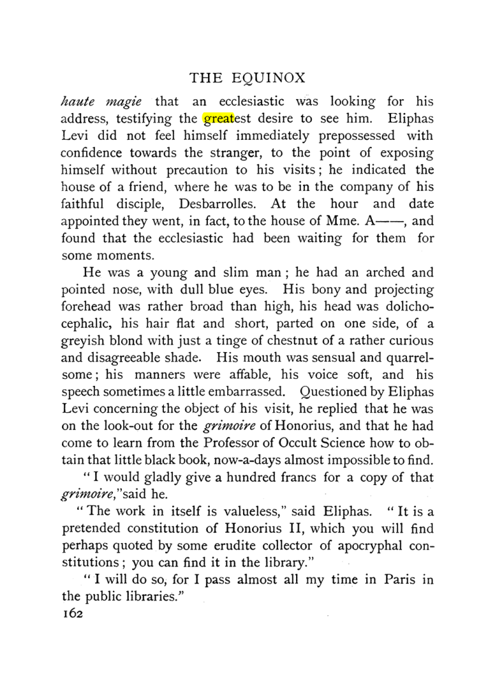 Original scan of The Equinox (Volume I, Number X), PDF page 460