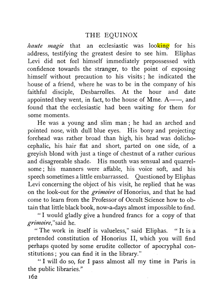 Original scan of The Equinox (Volume I, Number X), PDF page 460