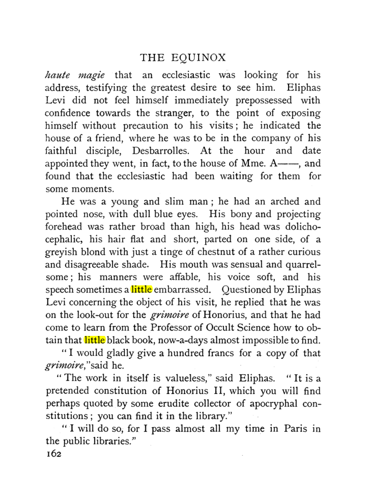 Original scan of The Equinox (Volume I, Number X), PDF page 460