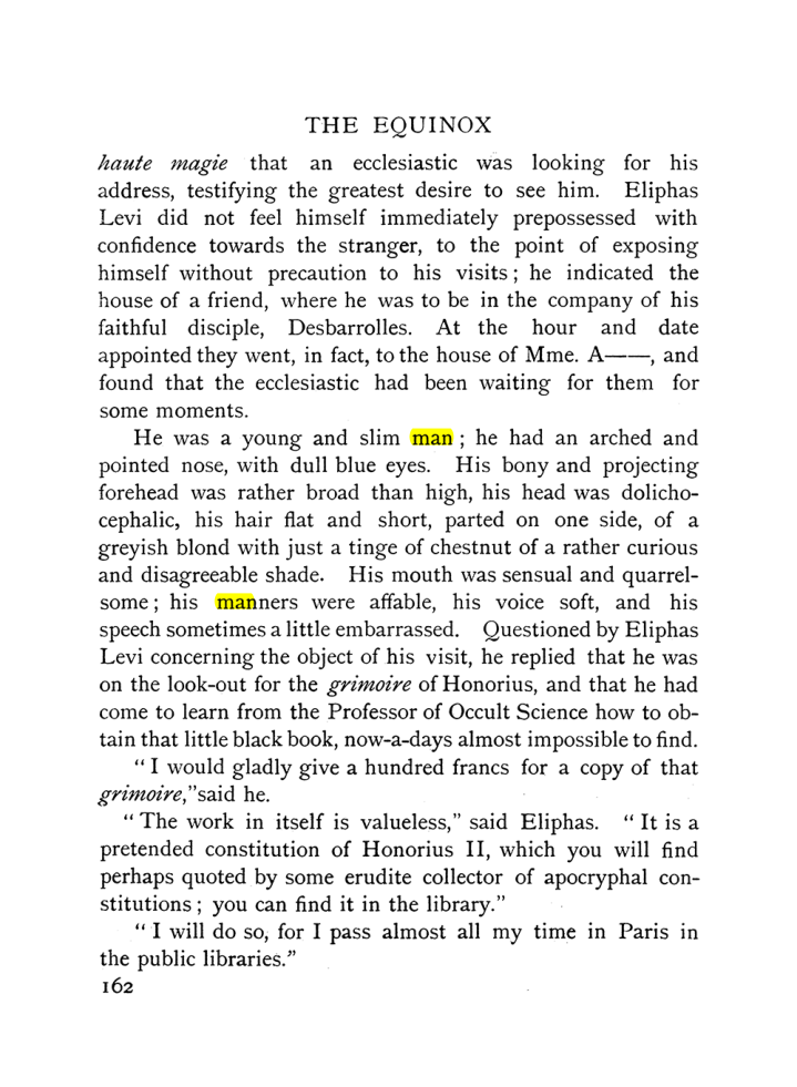 Original scan of The Equinox (Volume I, Number X), PDF page 460