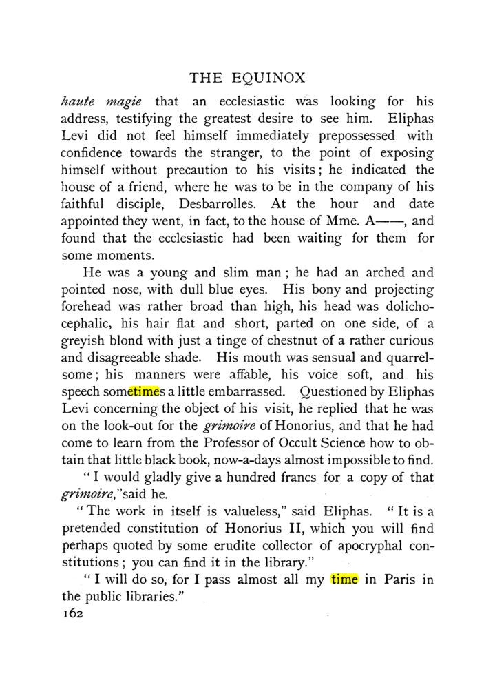 Original scan of The Equinox (Volume I, Number X), PDF page 460