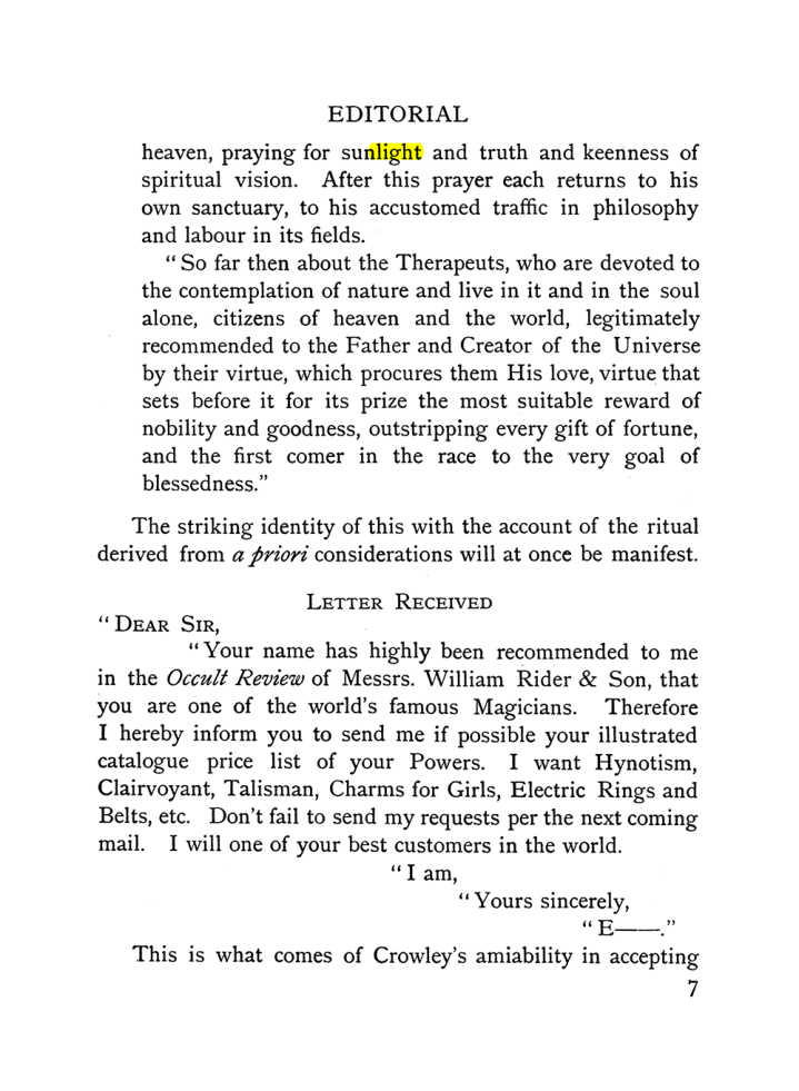 Original scan of The Equinox (Volume I, Number X), PDF page 47