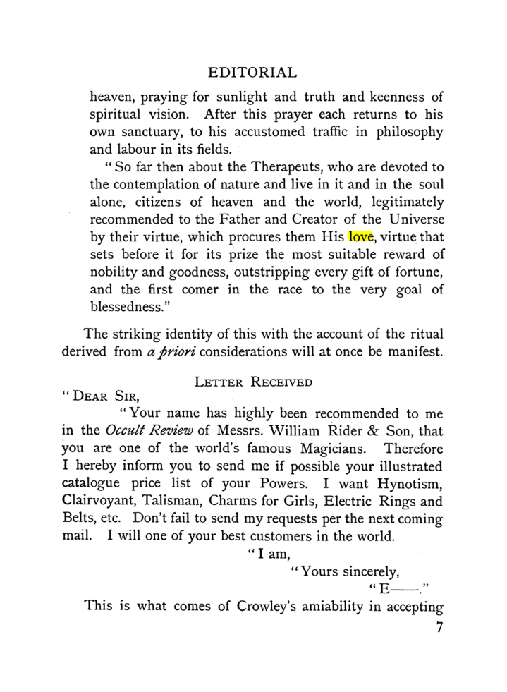 Original scan of The Equinox (Volume I, Number X), PDF page 47