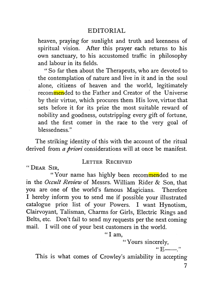 Original scan of The Equinox (Volume I, Number X), PDF page 47