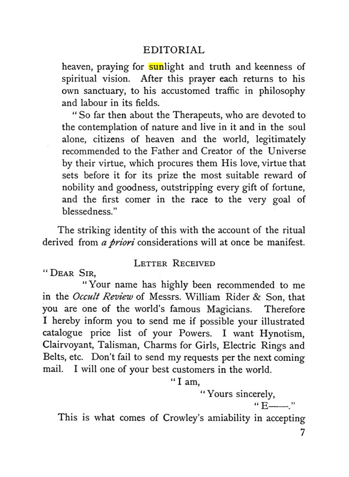 Original scan of The Equinox (Volume I, Number X), PDF page 47