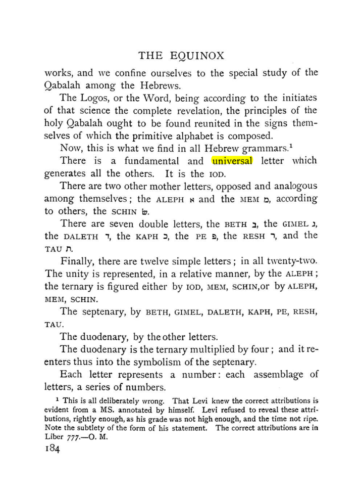Original scan of The Equinox (Volume I, Number X), PDF page 482