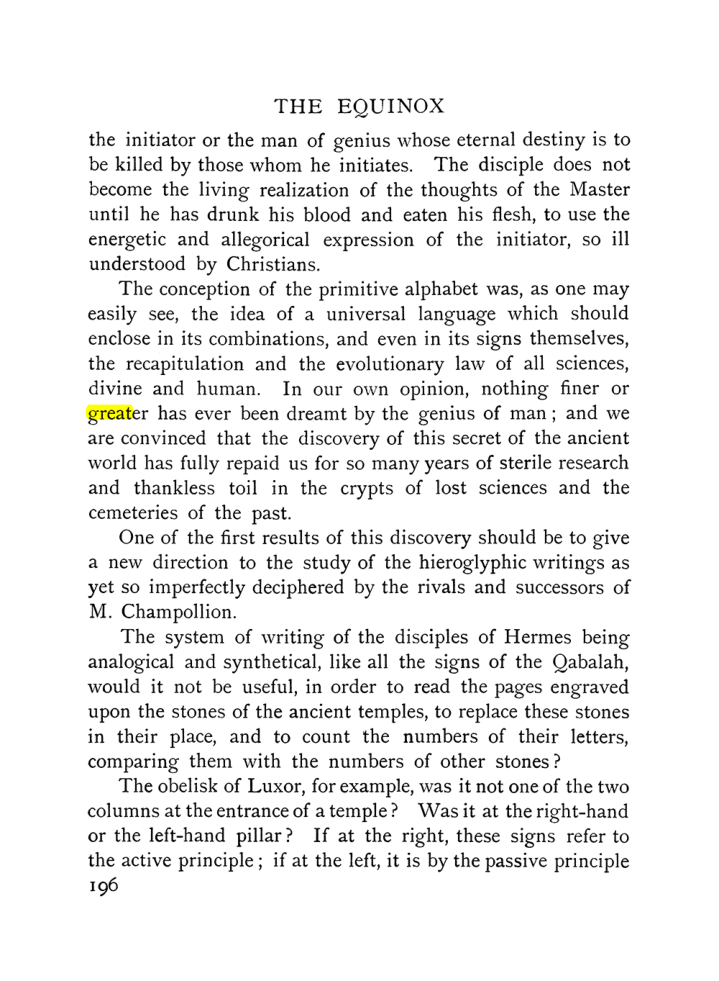 Original scan of The Equinox (Volume I, Number X), PDF page 494