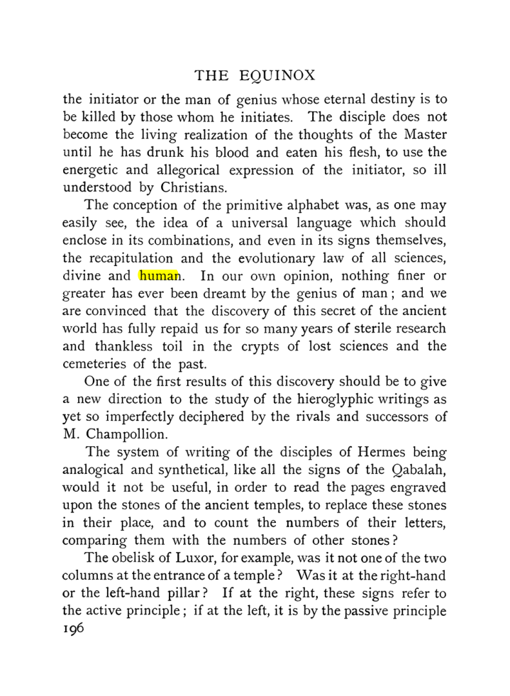 Original scan of The Equinox (Volume I, Number X), PDF page 494