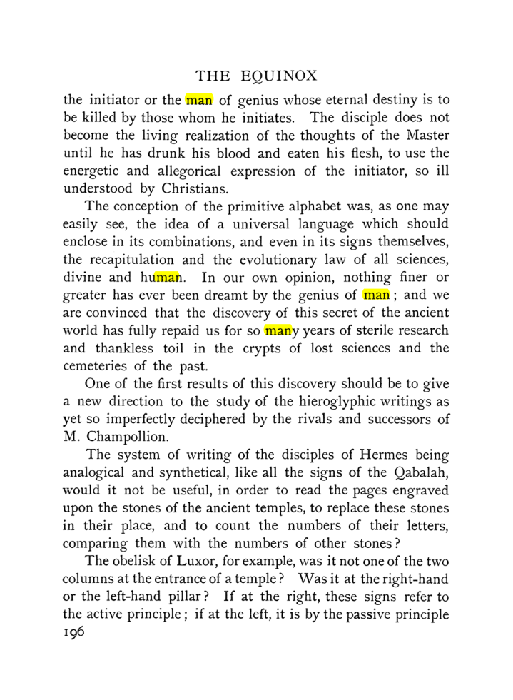 Original scan of The Equinox (Volume I, Number X), PDF page 494