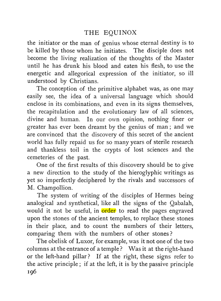 Original scan of The Equinox (Volume I, Number X), PDF page 494