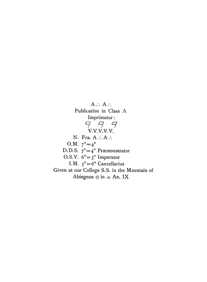 Original scan of The Equinox (Volume I, Number X), PDF page 50