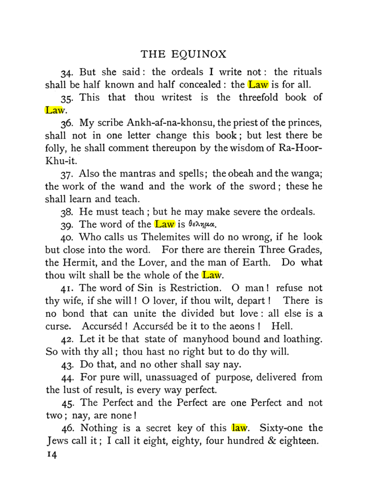 Original scan of The Equinox (Volume I, Number X), PDF page 54