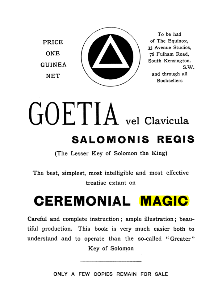 Original scan of The Equinox (Volume I, Number X), PDF page 592