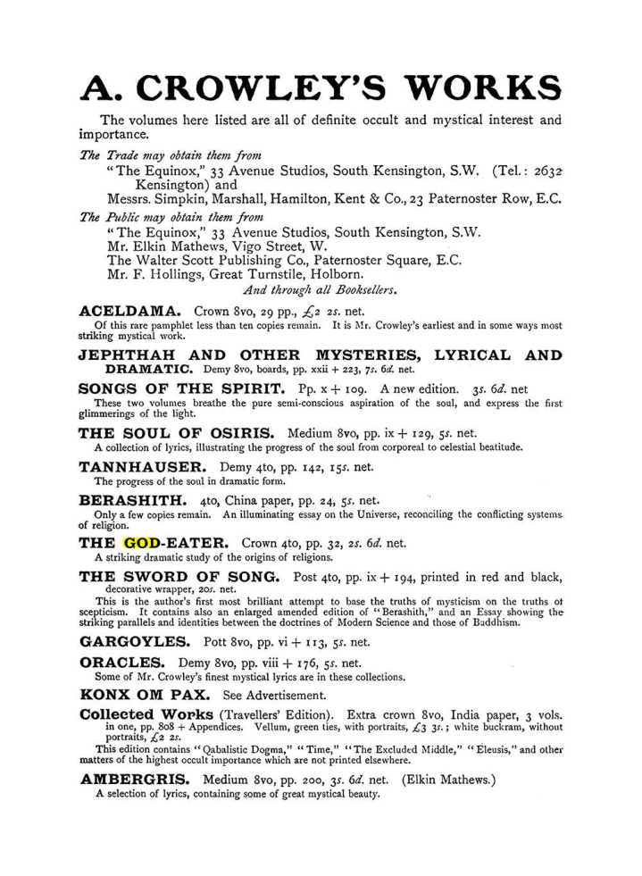 Original scan of The Equinox (Volume I, Number X), PDF page 596