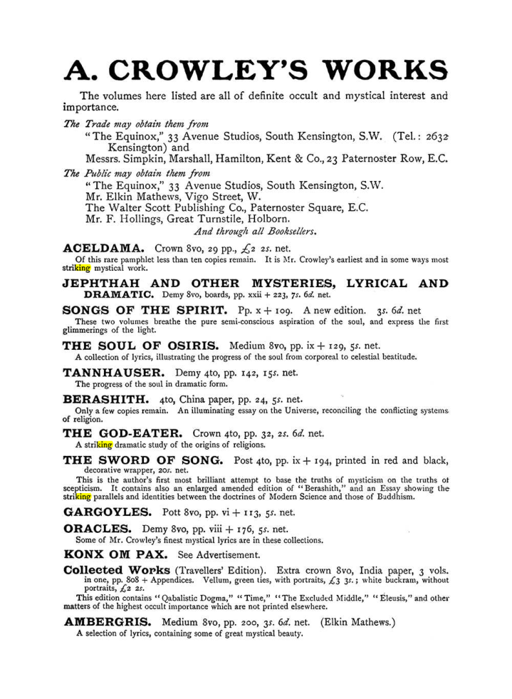 Original scan of The Equinox (Volume I, Number X), PDF page 596