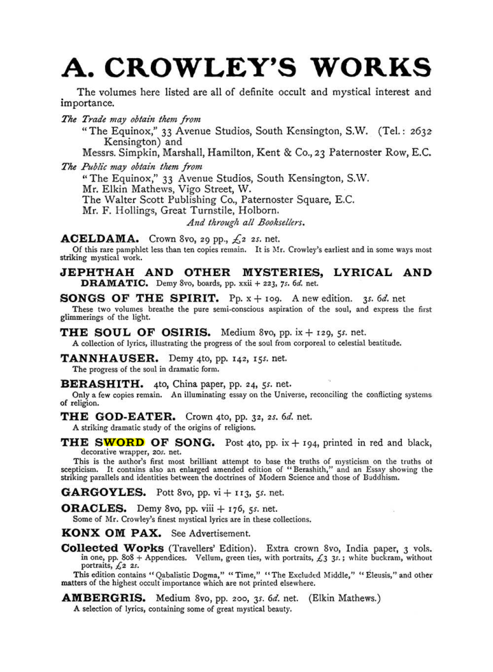 Original scan of The Equinox (Volume I, Number X), PDF page 596