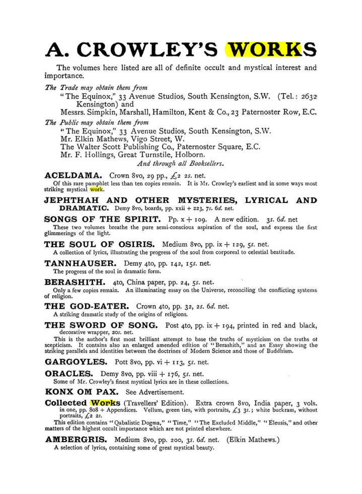 Original scan of The Equinox (Volume I, Number X), PDF page 596