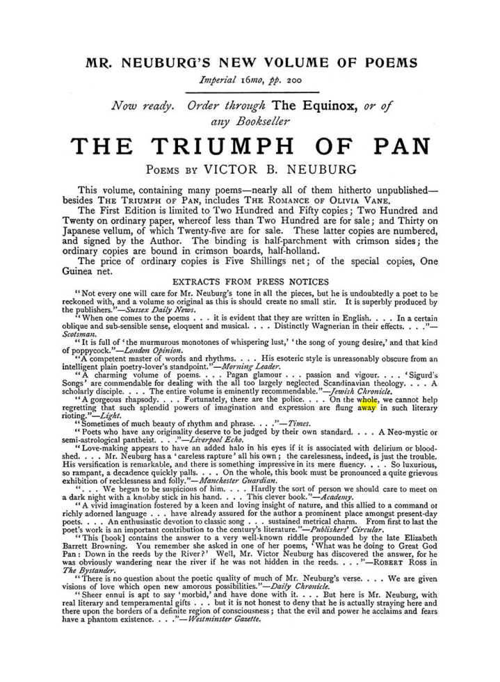 Original scan of The Equinox (Volume I, Number X), PDF page 599
