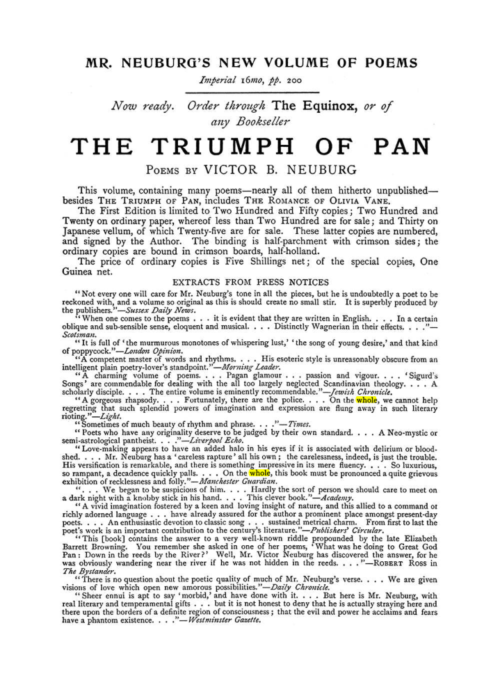 Original scan of The Equinox (Volume I, Number X), PDF page 599
