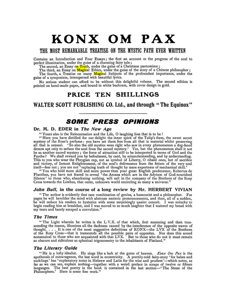 Original scan of The Equinox (Volume I, Number X), PDF page 602