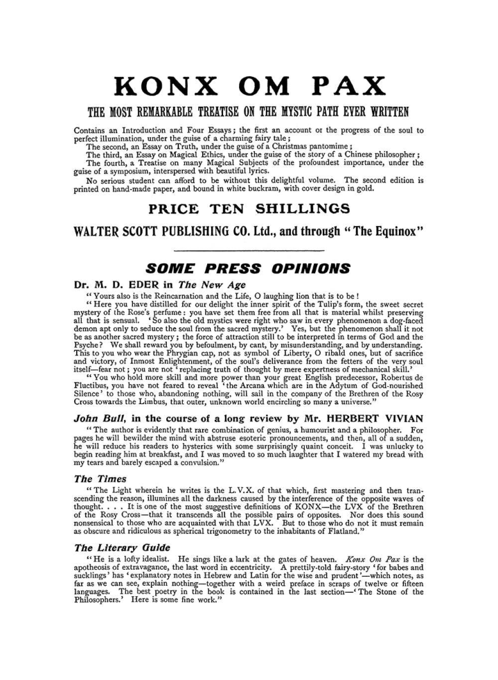 Original scan of The Equinox (Volume I, Number X), PDF page 602