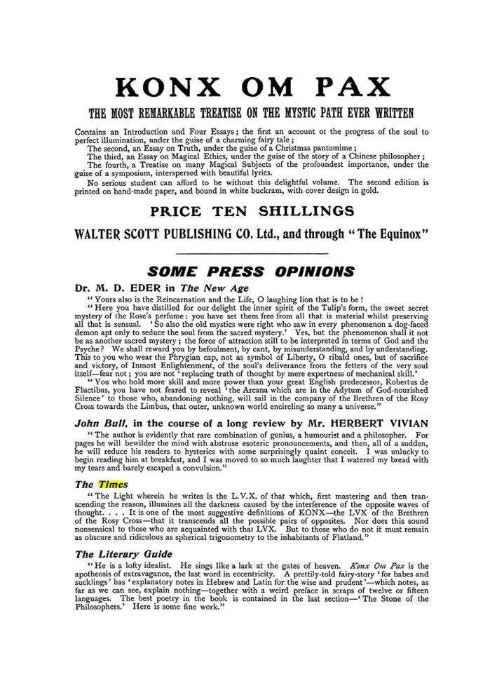 Original scan of The Equinox (Volume I, Number X), PDF page 602