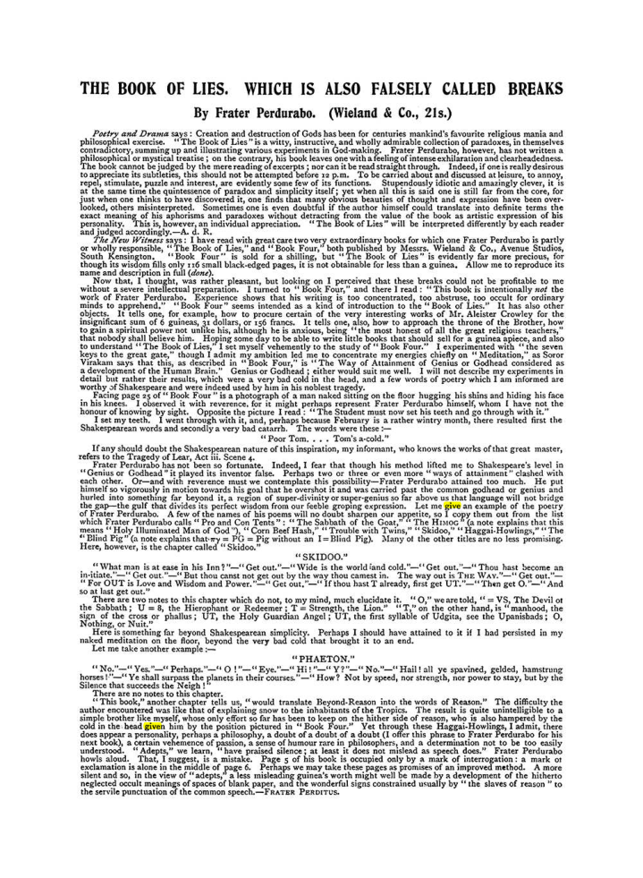 Original scan of The Equinox (Volume I, Number X), PDF page 610