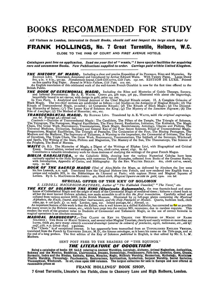 Original scan of The Equinox (Volume I, Number X), PDF page 612