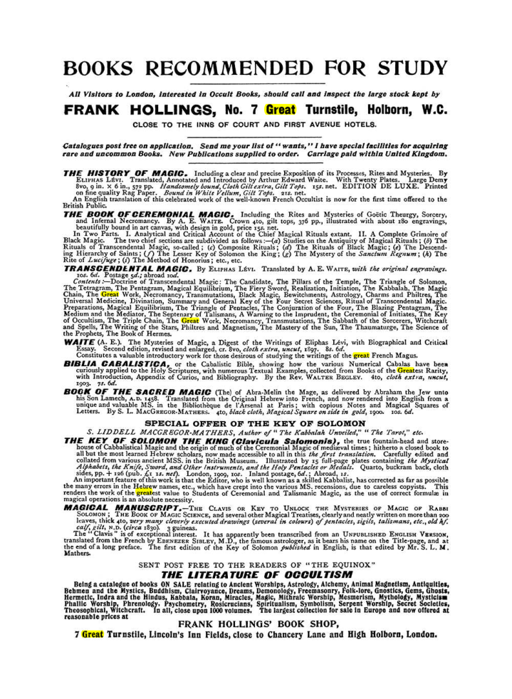 Original scan of The Equinox (Volume I, Number X), PDF page 612