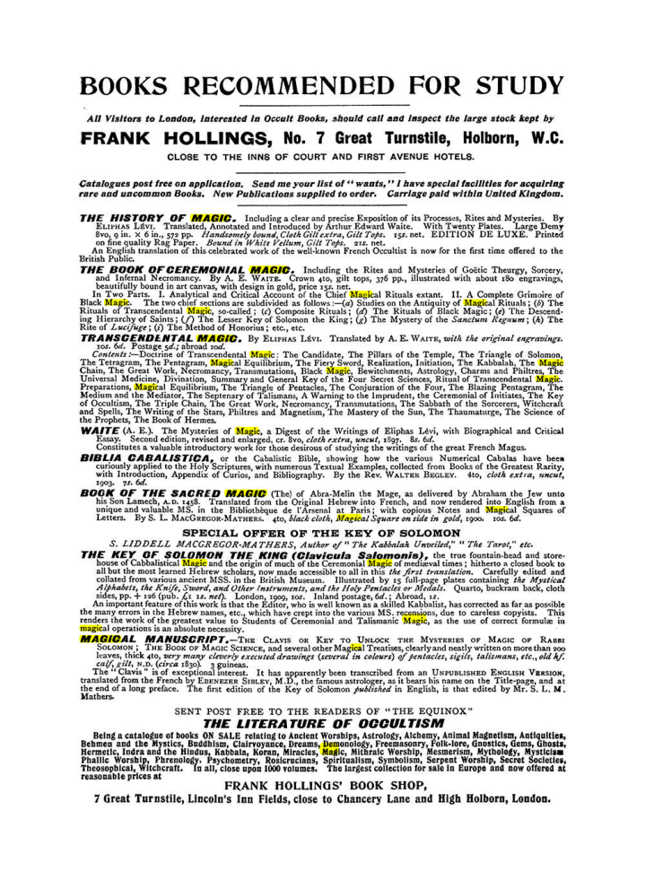 Original scan of The Equinox (Volume I, Number X), PDF page 612