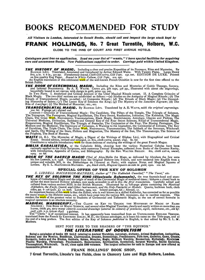 Original scan of The Equinox (Volume I, Number X), PDF page 612