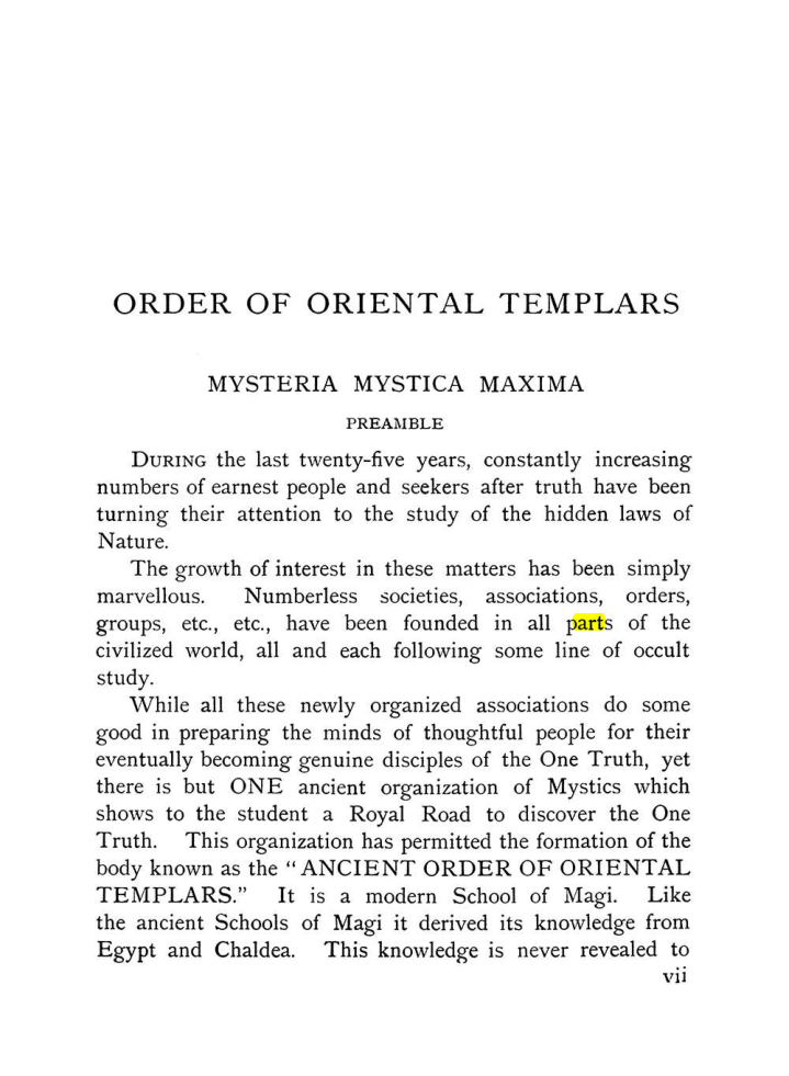 Original scan of The Equinox (Volume I, Number X), PDF page 7