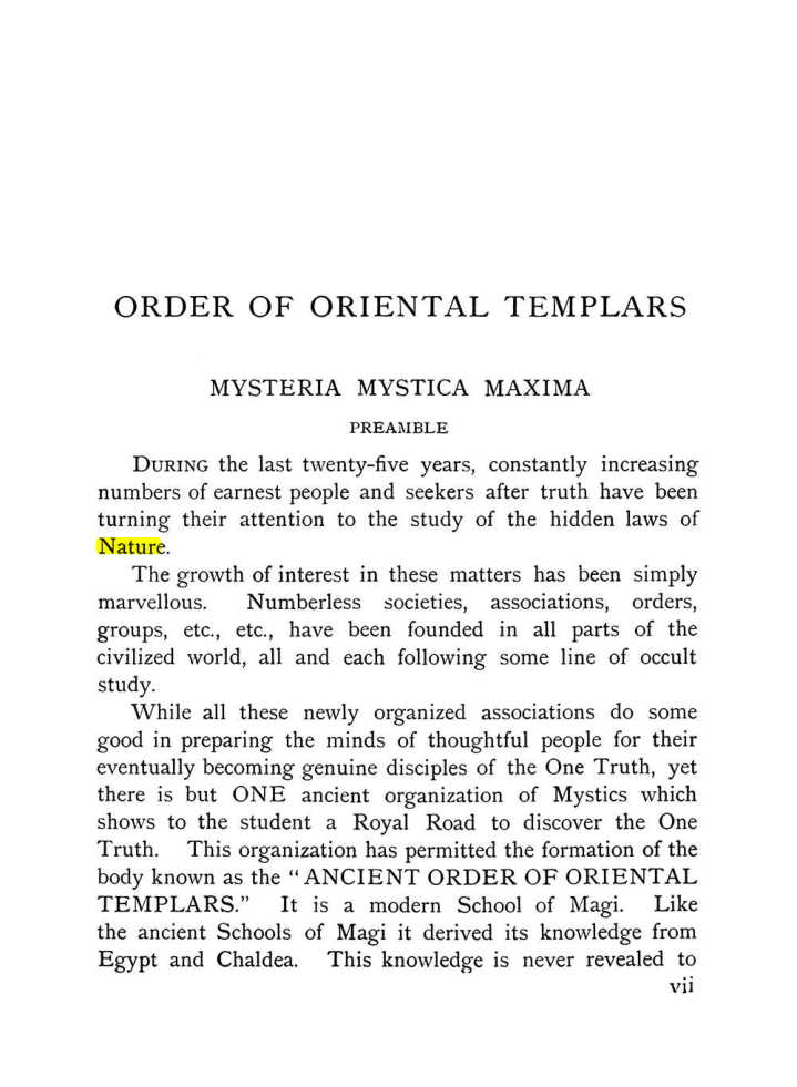 Original scan of The Equinox (Volume I, Number X), PDF page 7