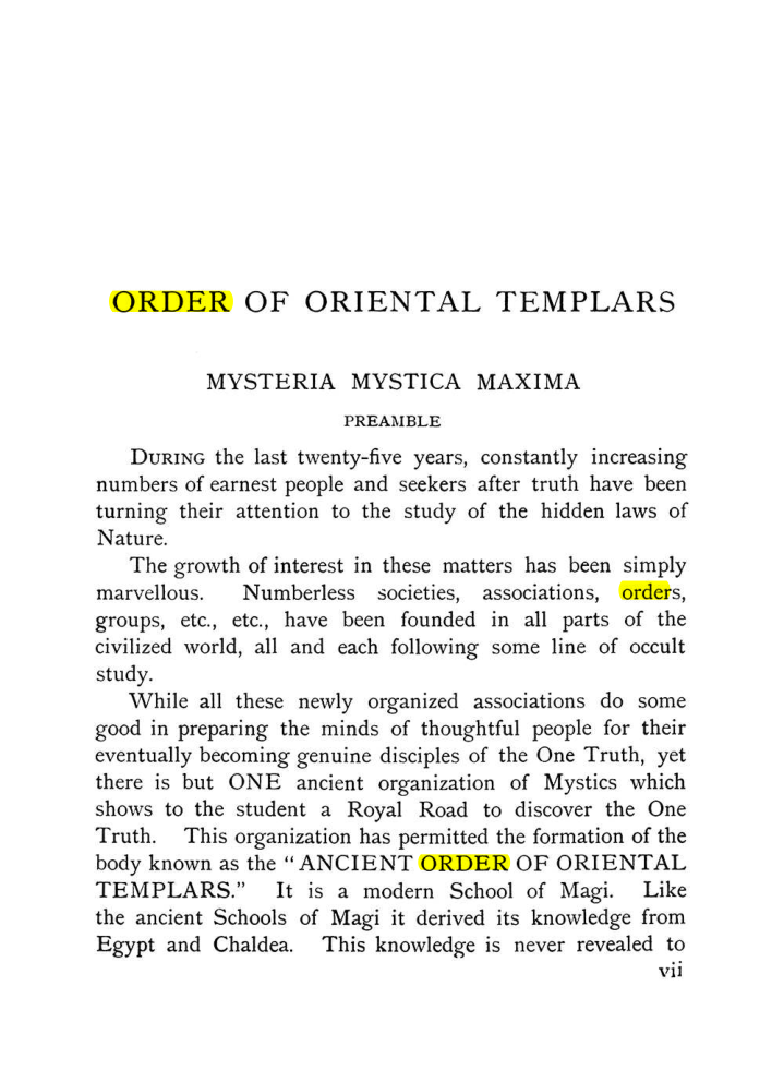 Original scan of The Equinox (Volume I, Number X), PDF page 7