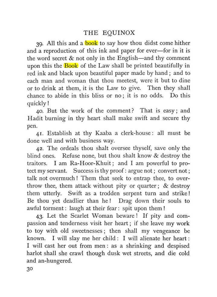 Original scan of The Equinox (Volume I, Number X), PDF page 70