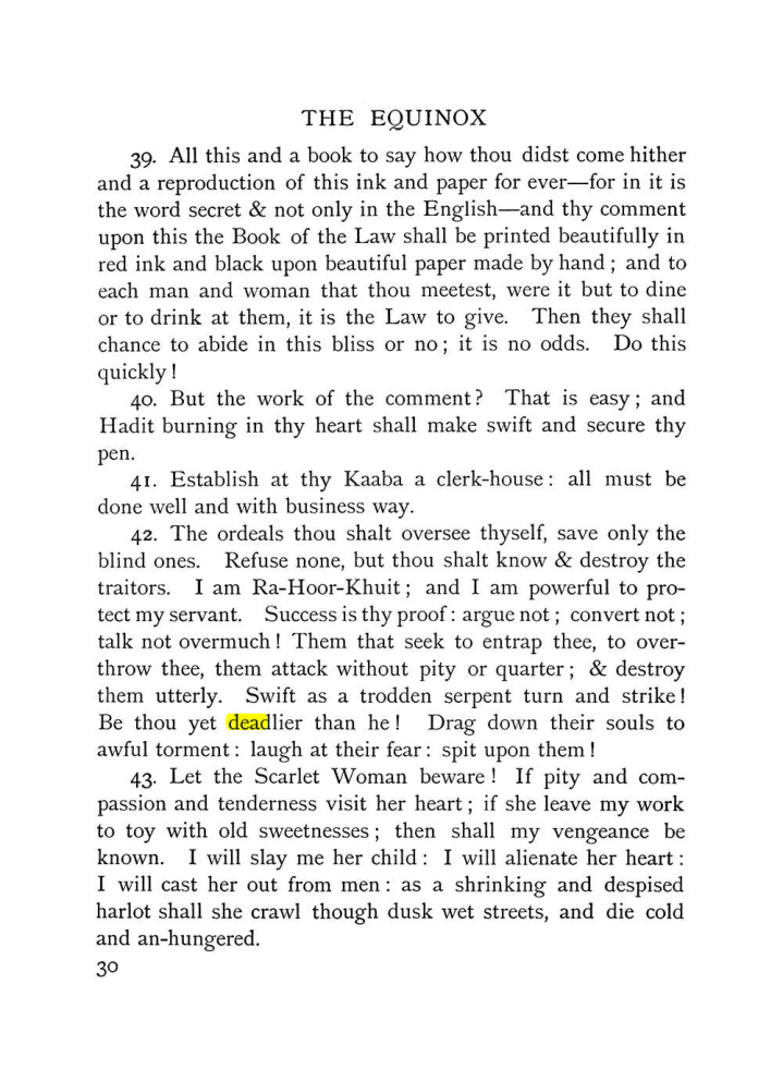 Original scan of The Equinox (Volume I, Number X), PDF page 70